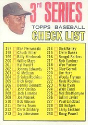 1967 Topps Baseball Cards      191A    Willie Mays CL3 214 is Tom Kelley